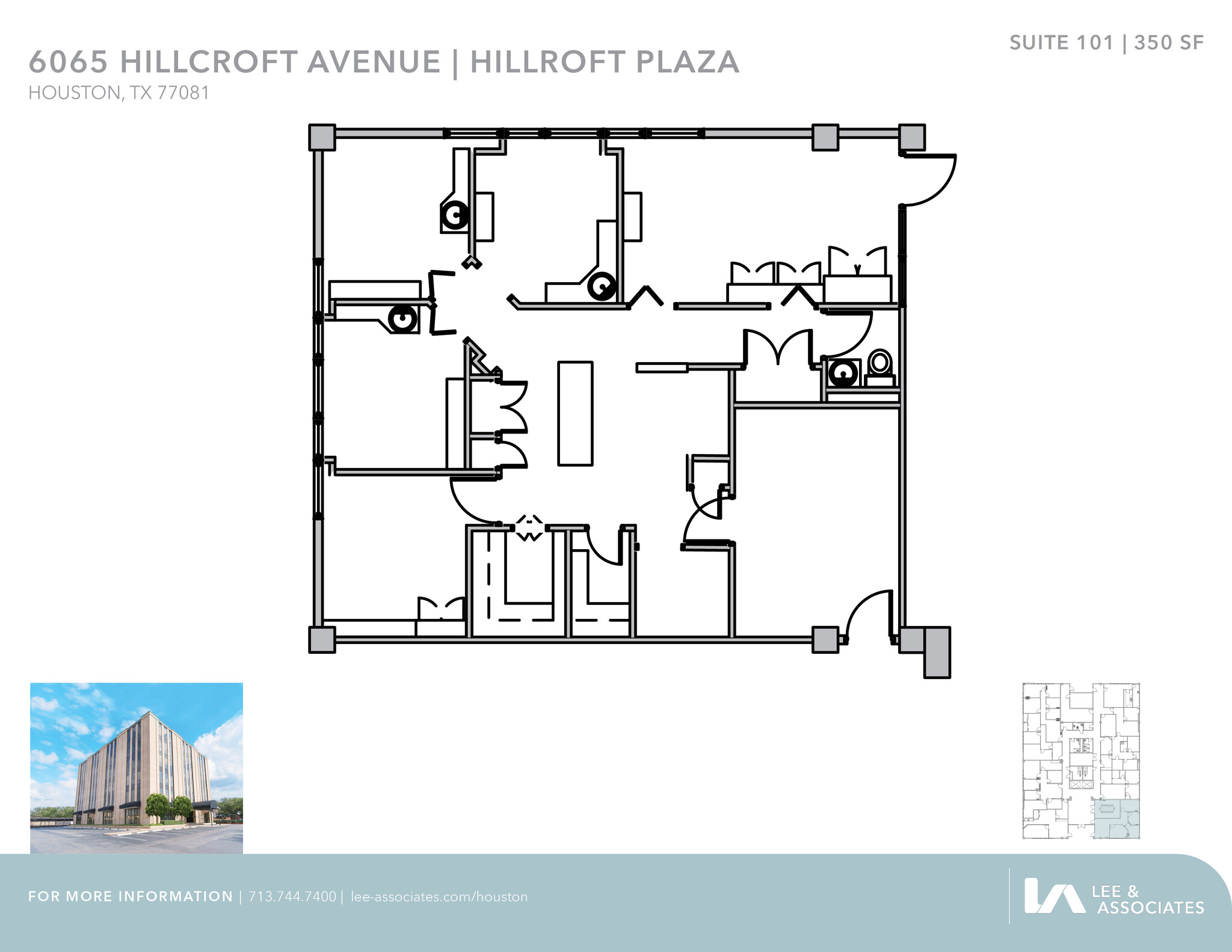 6065 Hillcroft Ave, Houston, TX en alquiler Plano de la planta- Imagen 1 de 1