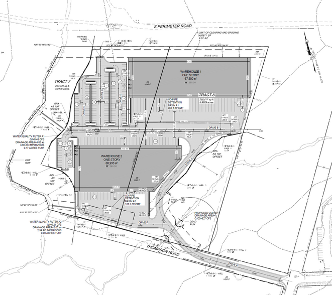 14908 & 14916 Thompson rd, Chantilly, VA en venta - Plano del sitio - Imagen 2 de 7