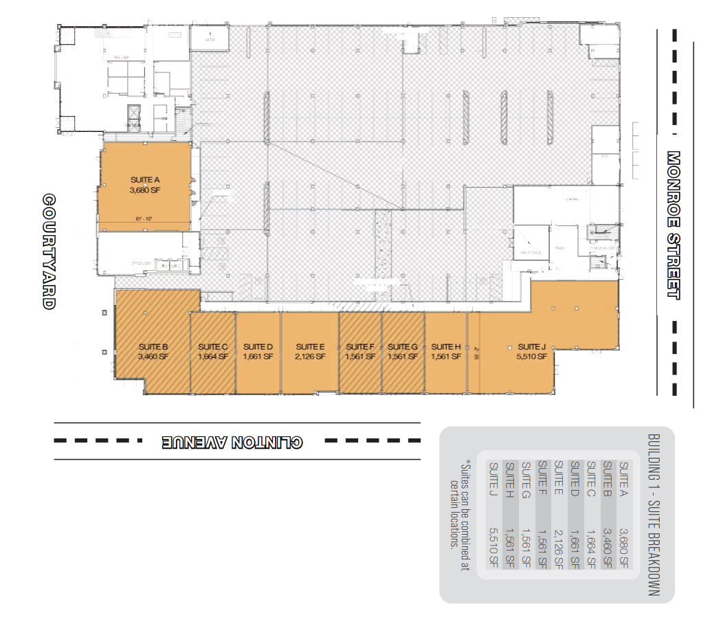 512 Clinton Ave W, Huntsville, AL en alquiler Plano de la planta- Imagen 1 de 1