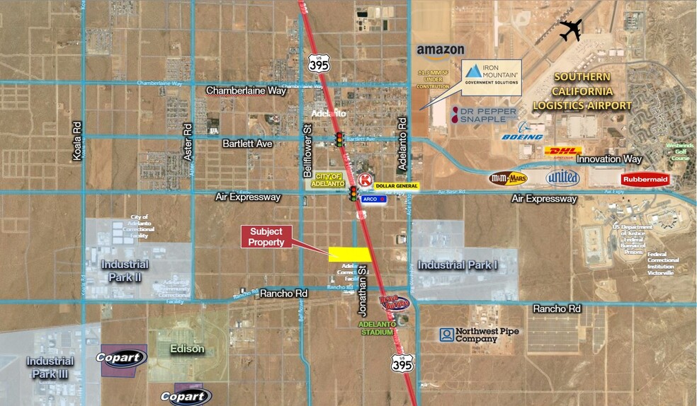 Yucca Rd & Hwy 395 Hwy, Adelanto, CA en venta - Foto del edificio - Imagen 1 de 2