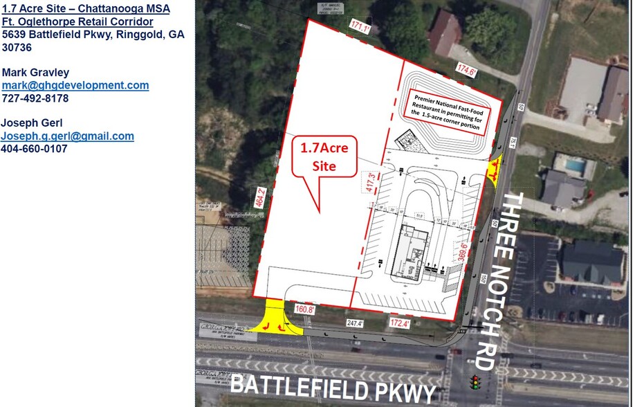 5639 Battlefield Pky, Ringgold, GA en alquiler - Plano del sitio - Imagen 2 de 2