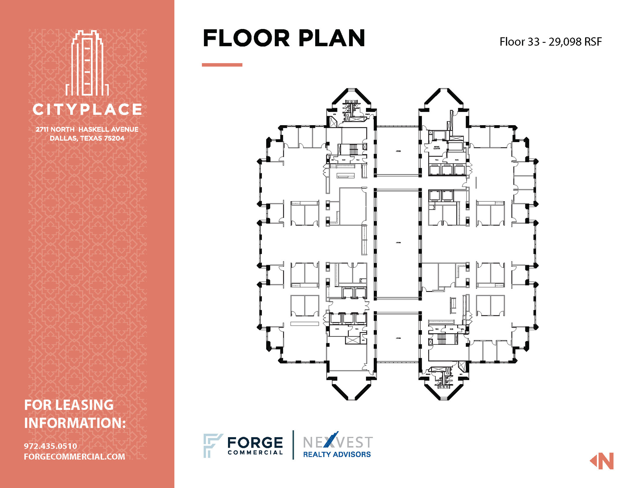 2711 N Haskell Ave, Dallas, TX en alquiler Plano de la planta- Imagen 1 de 1