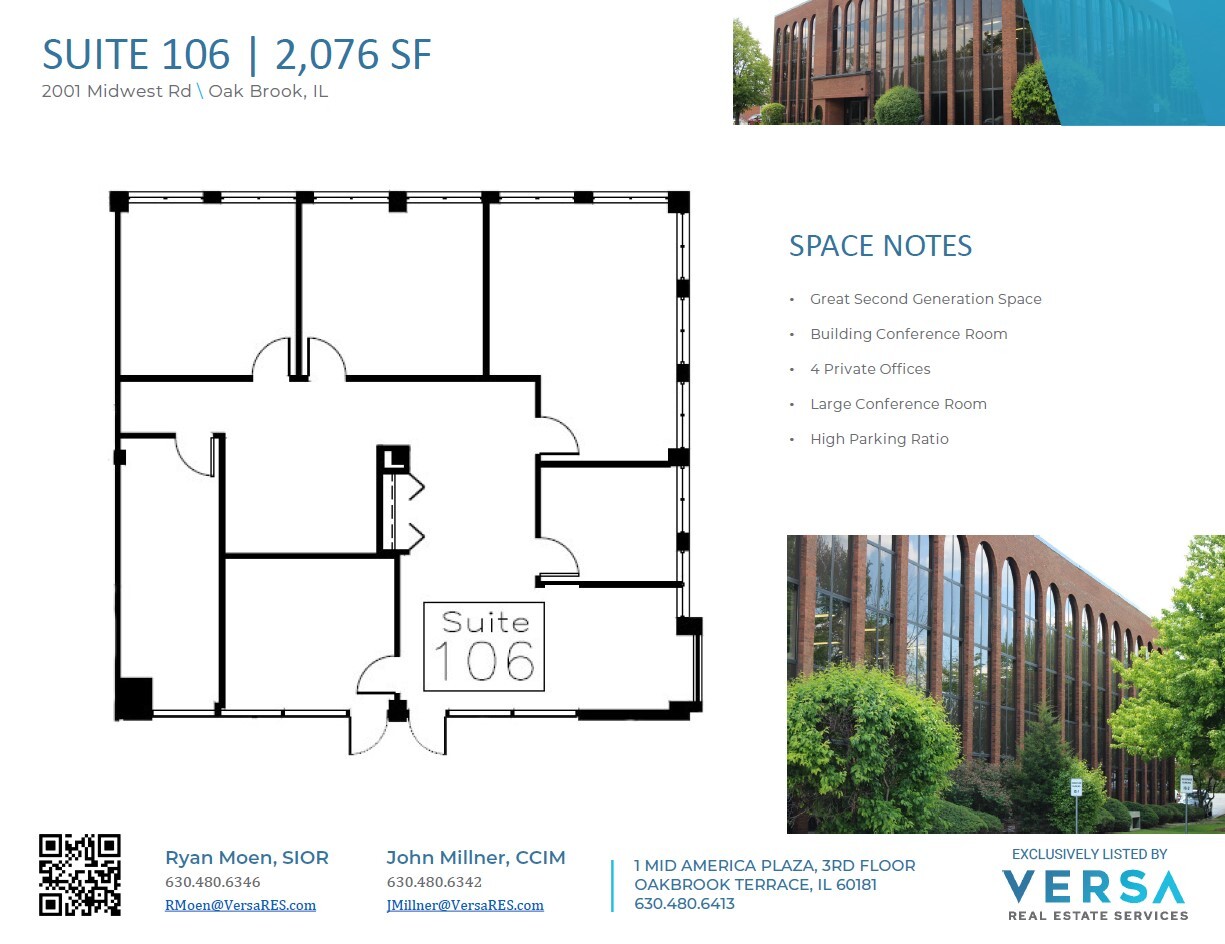 2001 Midwest Rd, Oak Brook, IL en alquiler Plano de la planta- Imagen 1 de 1