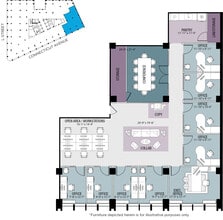 1025 Connecticut Ave NW, Washington, DC en alquiler Plano de la planta- Imagen 1 de 1