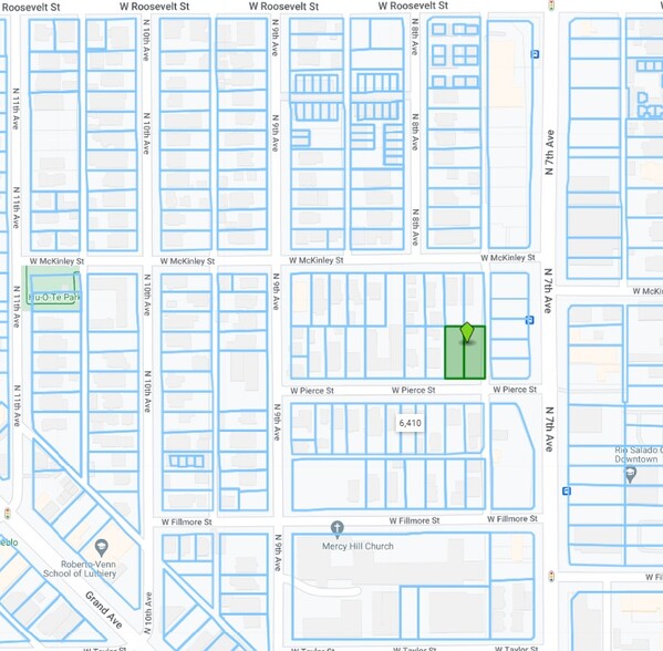 714-718 W Pierce St, Phoenix, AZ en venta - Plano de solar - Imagen 2 de 2