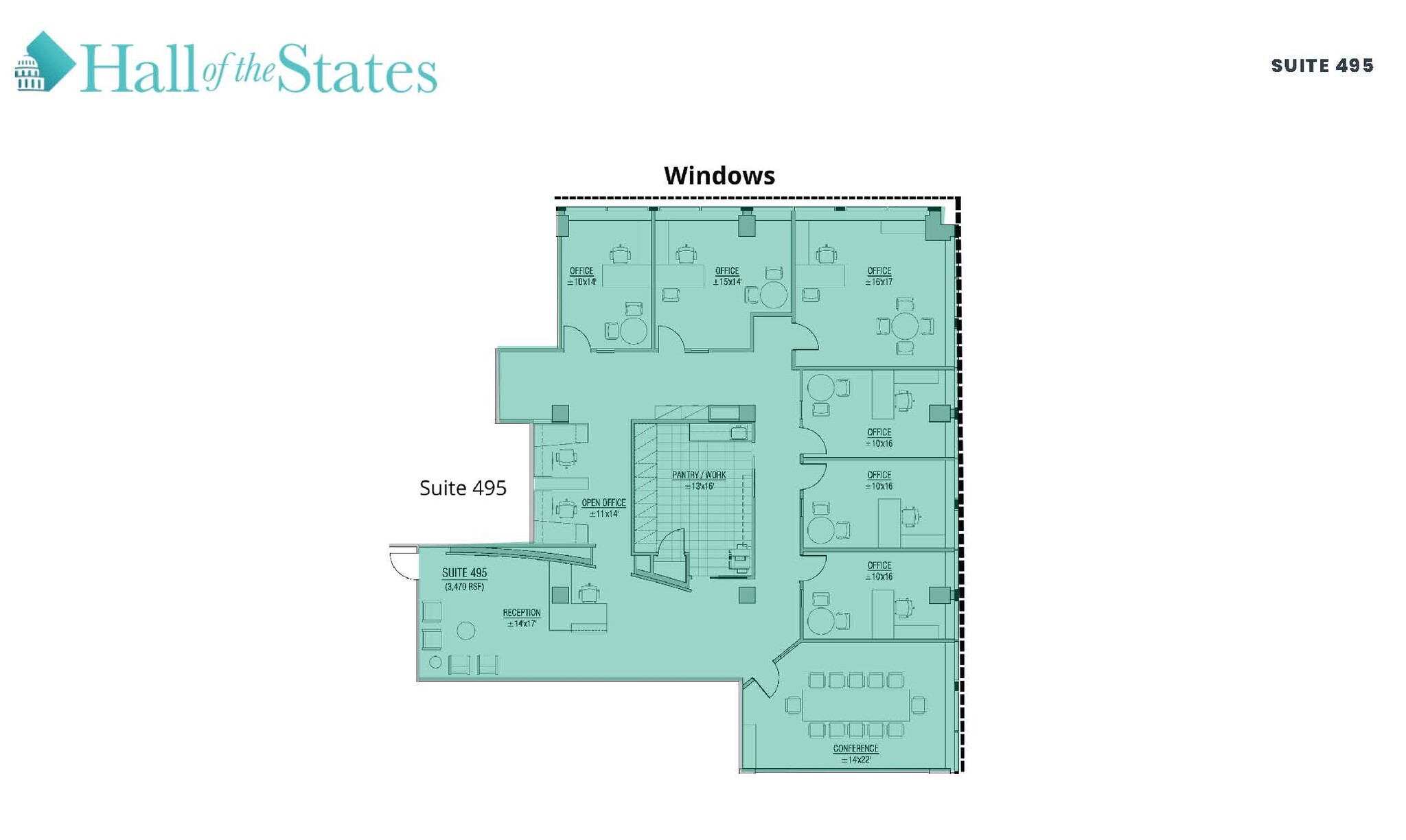 400-444 N Capitol St NW, Washington, DC en alquiler Plano de la planta- Imagen 1 de 1