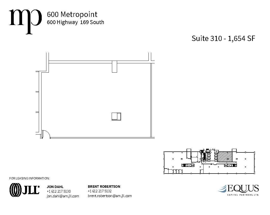 600 Highway 169 S, Saint Louis Park, MN en alquiler Plano de la planta- Imagen 1 de 1