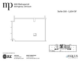 600 Highway 169 S, Saint Louis Park, MN en alquiler Plano de la planta- Imagen 1 de 1