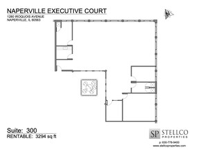 1220-1280 Iroquois Ave, Naperville, IL en alquiler Plano de la planta- Imagen 1 de 1