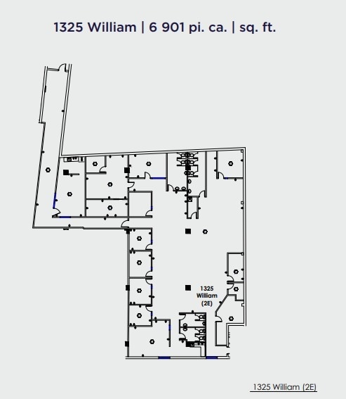 1320-1390 Rue Barré, Montréal, QC en alquiler Plano de la planta- Imagen 1 de 1