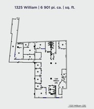 1320-1390 Rue Barré, Montréal, QC en alquiler Plano de la planta- Imagen 1 de 1