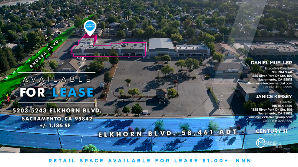 5205-5243 Elkhorn Blvd, Sacramento, CA en alquiler - Foto del edificio - Imagen 1 de 11