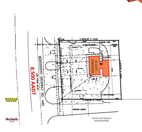 5200 Highway 493 N, Meridian, MS en alquiler Plano del sitio- Imagen 1 de 1