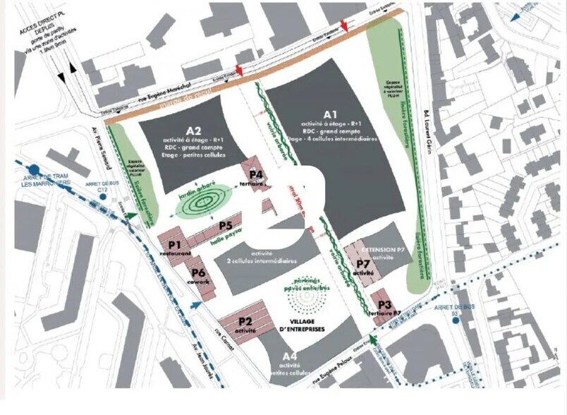 2 Rue Eugène Maréchal, Vénissieux en alquiler - Plano de la planta - Imagen 3 de 5