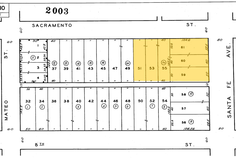 2038-2042 Sacramento St, Los Angeles, CA en alquiler - Plano de solar - Imagen 3 de 3