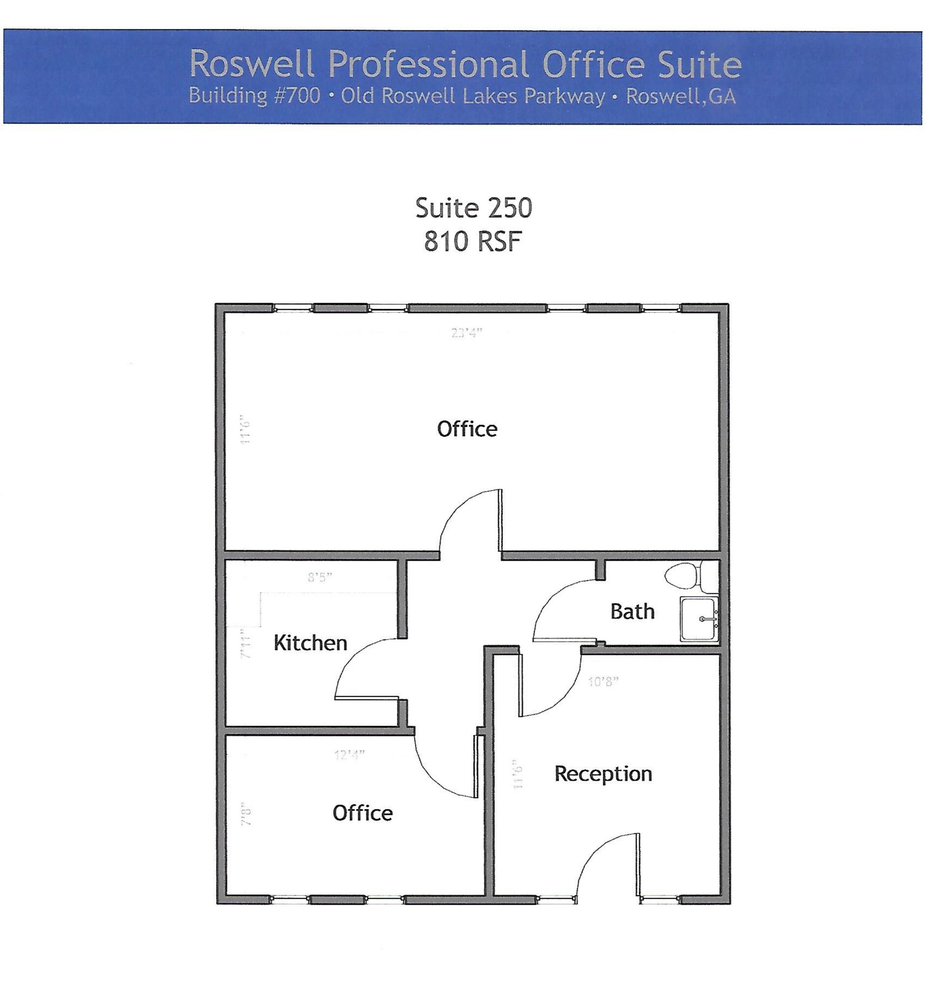 700 Old Roswell Lakes Pky, Roswell, GA en alquiler Plano del sitio- Imagen 1 de 2