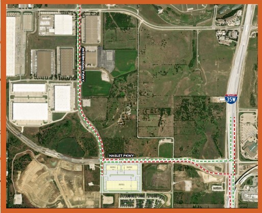 Intermodal Pky & Haslet Pky, Haslet, TX en alquiler - Vista aérea - Imagen 3 de 3