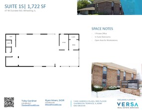 47 W Dundee Rd, Wheeling, IL en venta Plano de la planta- Imagen 1 de 3