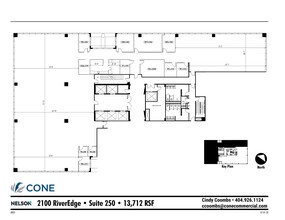 2100 Riveredge Pky NW, Atlanta, GA en alquiler Plano de la planta- Imagen 1 de 1