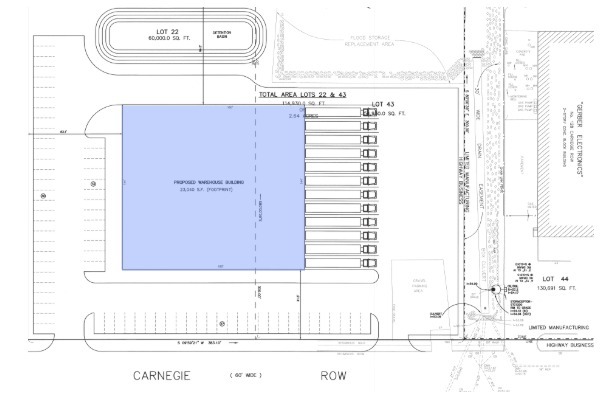 100 Carnegie Row, Norwood, MA en alquiler - Plano del sitio - Imagen 2 de 2