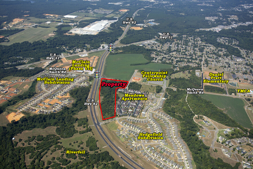 McQueen Smith Rd- 18.34 AC, Prattville, AL en venta - Foto del edificio - Imagen 1 de 8