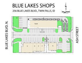 258 Blue Lakes Blvd N, Twin Falls, ID en alquiler Plano del sitio- Imagen 2 de 3