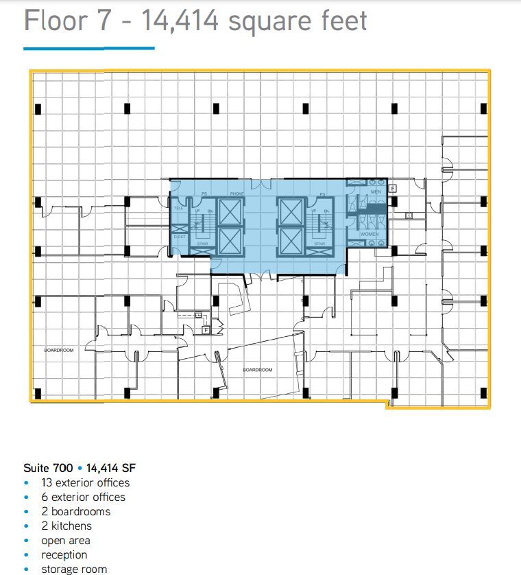 840 7th Ave SW, Calgary, AB en alquiler Plano de la planta- Imagen 1 de 1