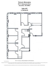 50 W Edmonston Dr, Rockville, MD en alquiler Plano de la planta- Imagen 1 de 1