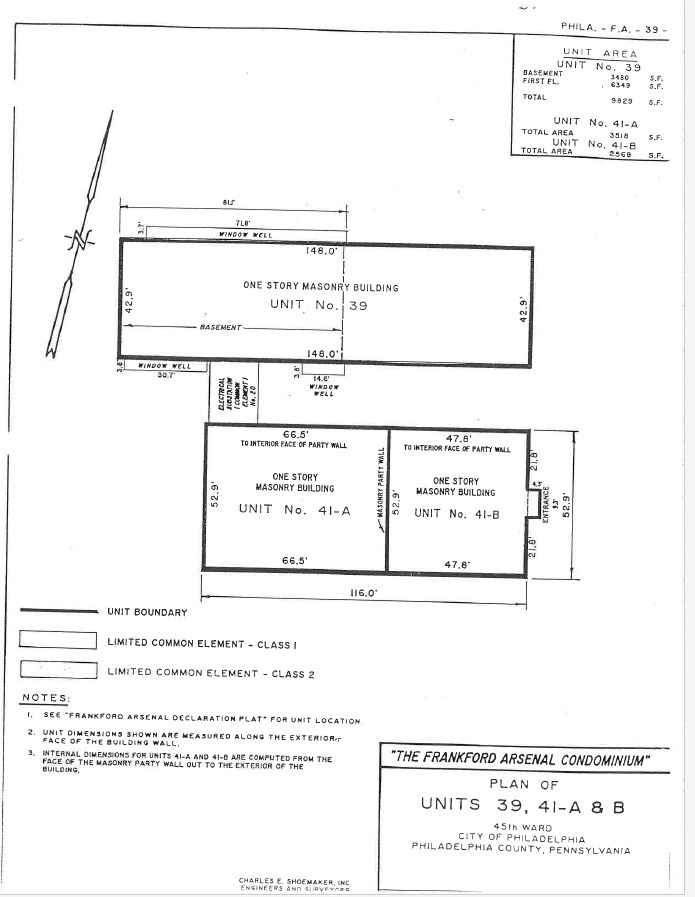 2275 Bridge St, Philadelphia, PA en alquiler Plano de la planta- Imagen 1 de 1