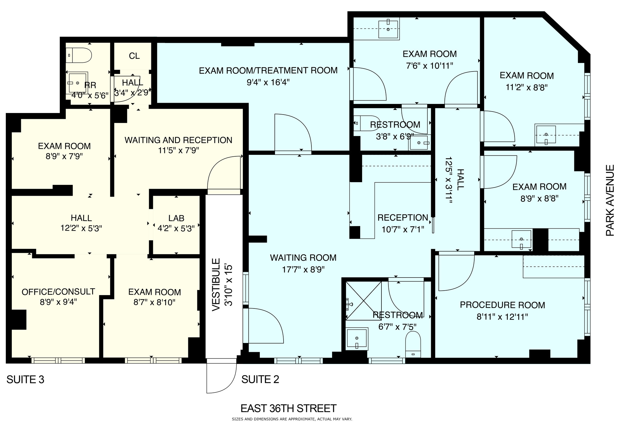 40 Park Ave, New York, NY en alquiler Plano de la planta- Imagen 1 de 10