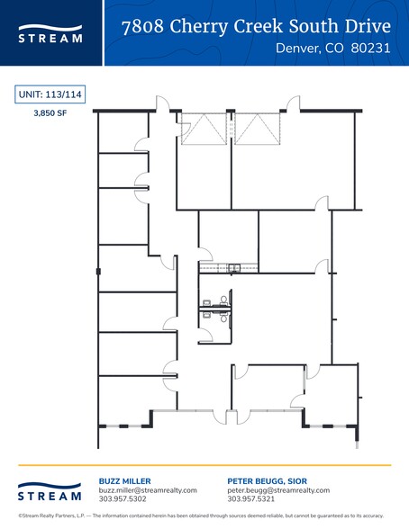 7808 E Cherry Creek South Dr, Denver, CO en alquiler - Plano del sitio - Imagen 1 de 7