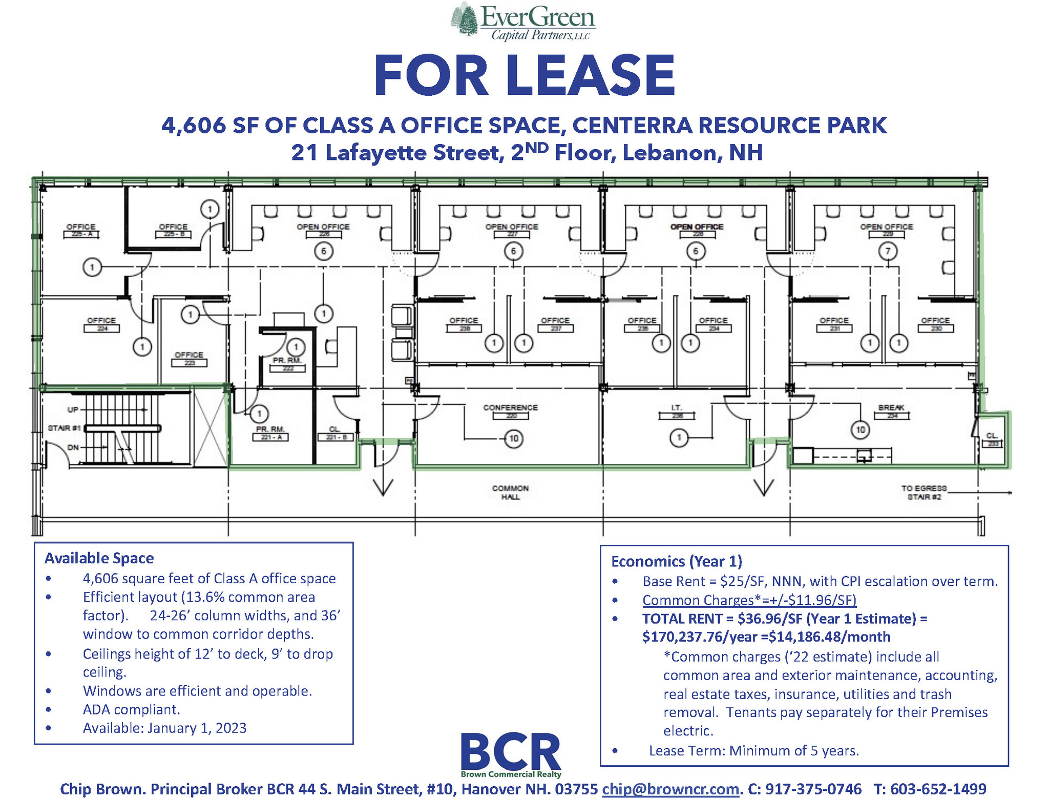 21 Lafayette St, Lebanon, NH en alquiler Plano de la planta- Imagen 1 de 6