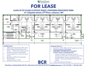 21 Lafayette St, Lebanon, NH en alquiler Plano de la planta- Imagen 1 de 6