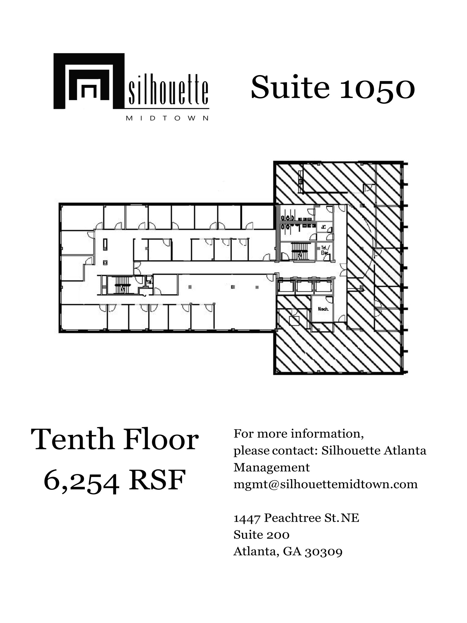 1447 Peachtree St NE, Atlanta, GA en alquiler Plano del sitio- Imagen 1 de 1