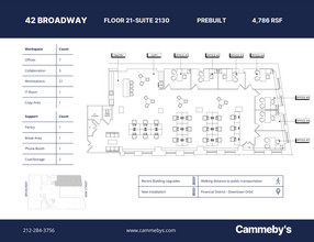 42 Broadway, New York, NY en alquiler Plano de la planta- Imagen 1 de 1