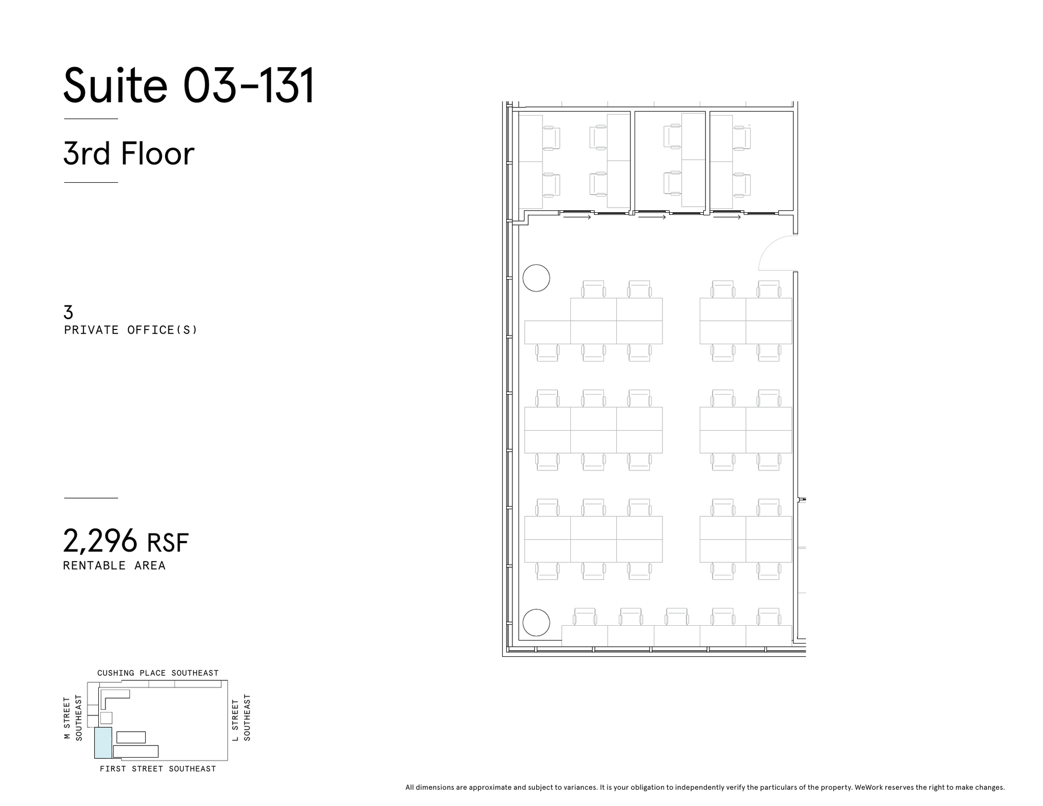 80 M St SE, Washington, DC en alquiler Plano de la planta- Imagen 1 de 1