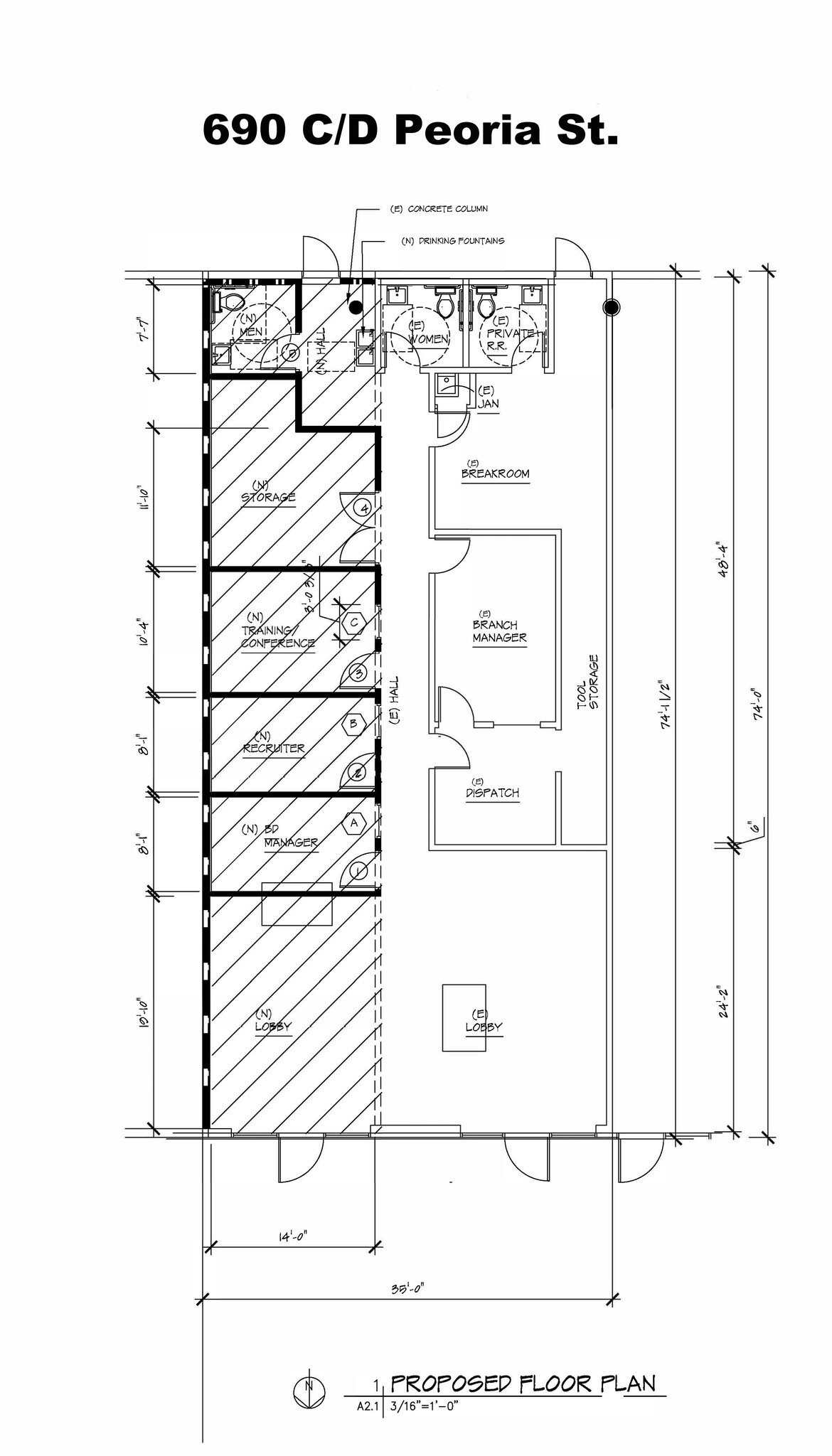 618-750 Peoria St, Aurora, CO en alquiler Plano de la planta- Imagen 1 de 1