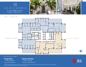 2 Alhambra Plz, Coral Gables, FL en alquiler Plano del sitio- Imagen 1 de 3