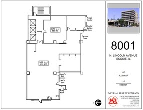 8001 Lincoln Ave, Skokie, IL en alquiler Plano de la planta- Imagen 1 de 1