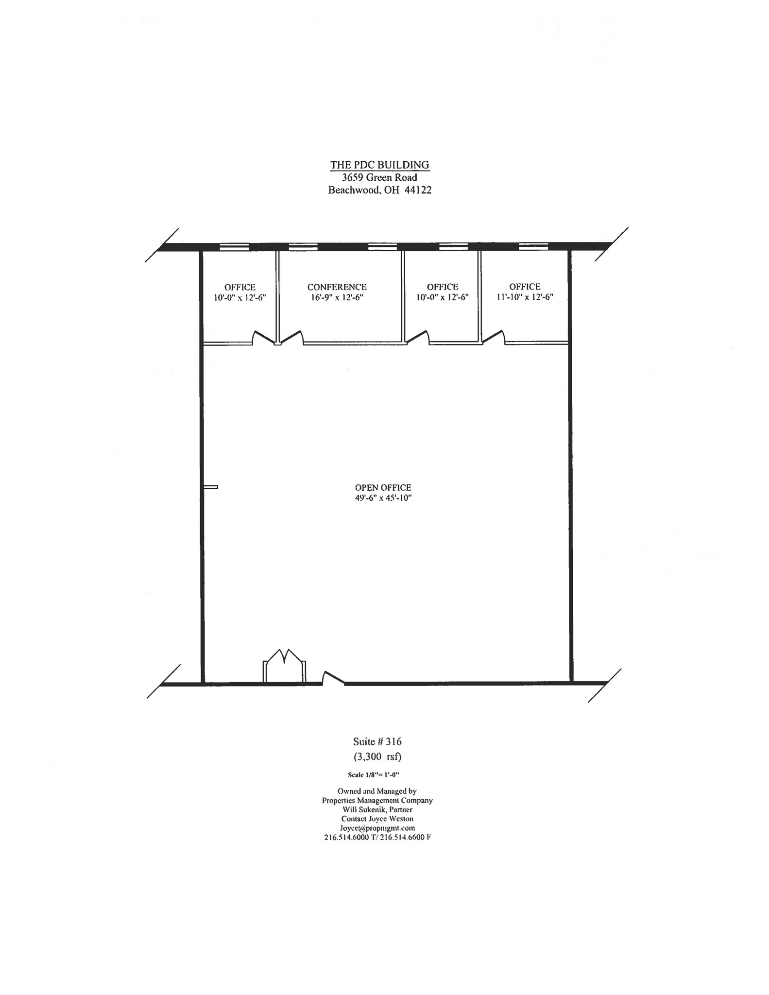 3659 Green Rd, Beachwood, OH en alquiler Plano del sitio- Imagen 1 de 1