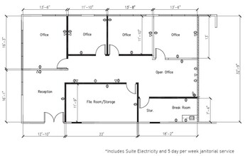 9150 Chesapeake Dr, San Diego, CA en alquiler Plano de la planta- Imagen 1 de 1