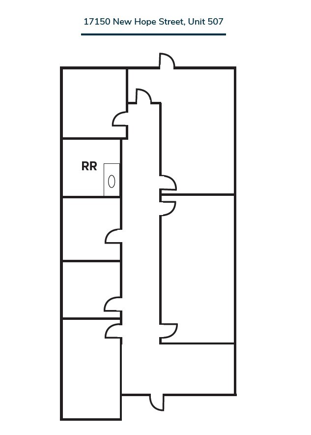 17150 Newhope St, Fountain Valley, CA en alquiler Plano de la planta- Imagen 1 de 1