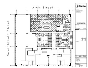 1650 Arch St, Philadelphia, PA en alquiler Plano de la planta- Imagen 2 de 2