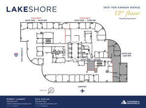 18101 Von Karman Ave, Irvine, CA en alquiler Plano de la planta- Imagen 1 de 1