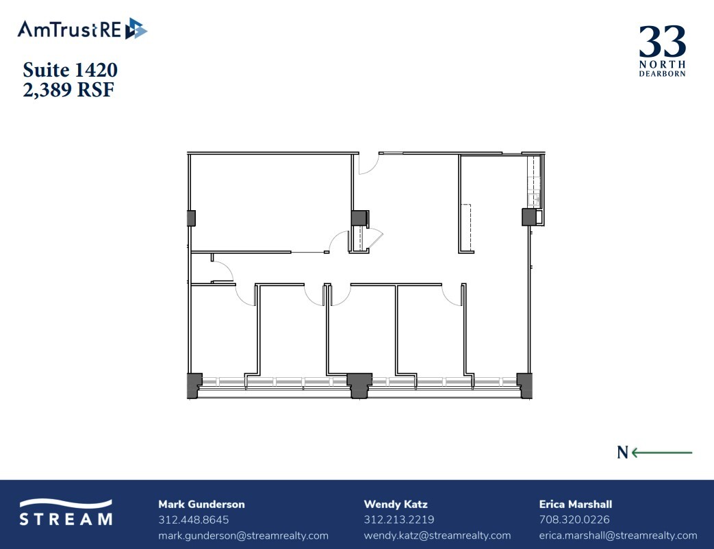 33 N Dearborn St, Chicago, IL en alquiler Plano de la planta- Imagen 1 de 1