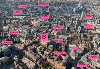 1 Lister Venice St, Manchester, GTM - Aérea  vista de mapa