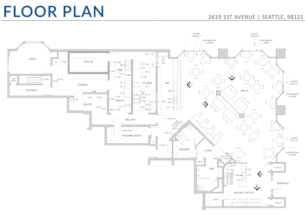 2619 1st Ave, Seattle, WA en alquiler Plano de la planta- Imagen 1 de 1