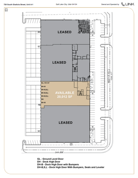 1414 Gladiola St, Salt Lake City, UT en alquiler - Plano de la planta - Imagen 2 de 9