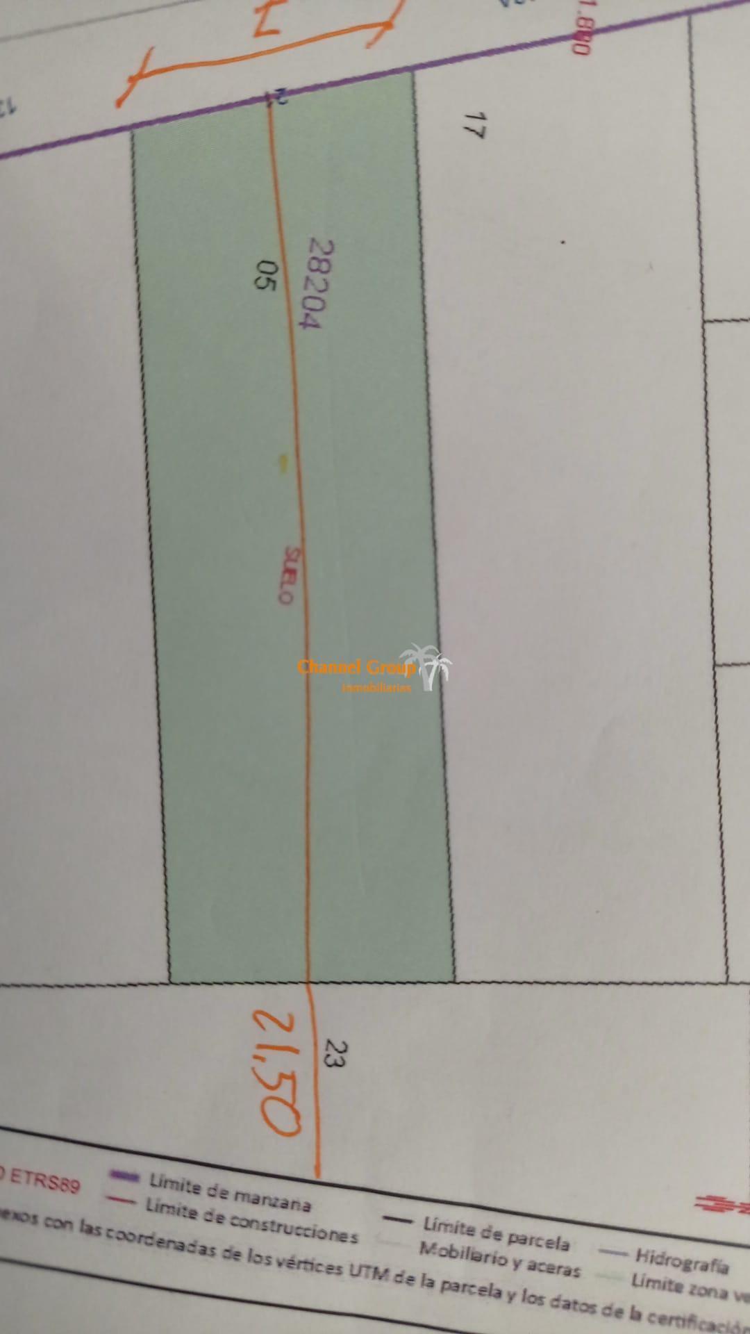 Terreno en Elche, Alicante en venta Plano del sitio- Imagen 1 de 2
