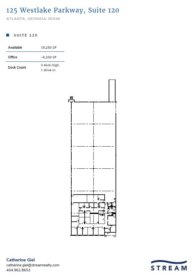 125 Westlake Pky SW, Atlanta, GA en alquiler Plano de la planta- Imagen 1 de 1